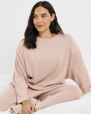 Figleaves Soft Knit Batwing Lounge Set