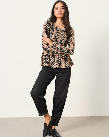 Fatface Sara Linear Sketch Top