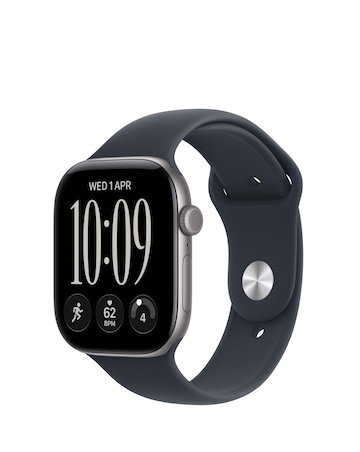 Apple Watch Series 12 GPS + Cellular 46mm - Space Aluminium/Navy Sport - M/L