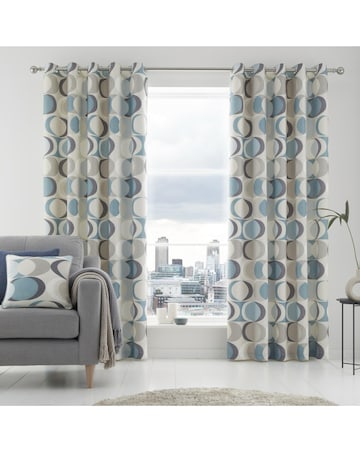 Fusion Sander Eyelet Curtains