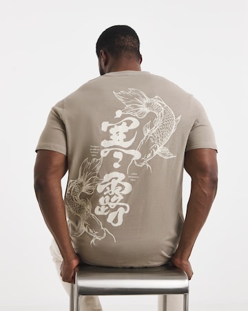 Jack & Jones Oriental Back Print Tee
