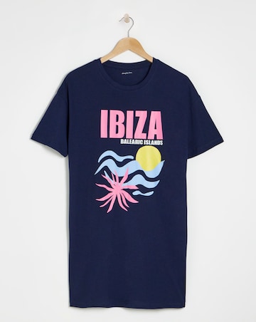 Ibiza Print Value T-Shirt Nightie