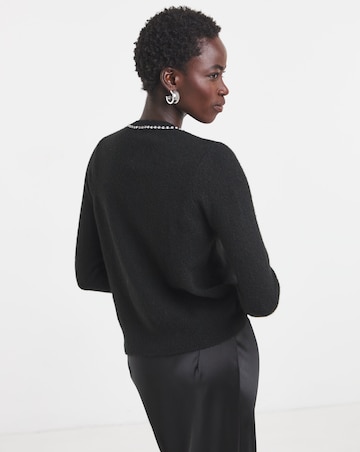 Diamante Bow Detail Cardigan