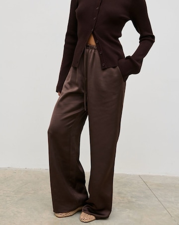 Pretty Lavish Breya Satin Drawstring Trousers