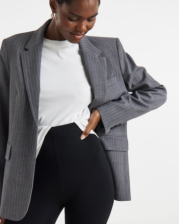 2 Pack Black Jersey High Waisted Leggings