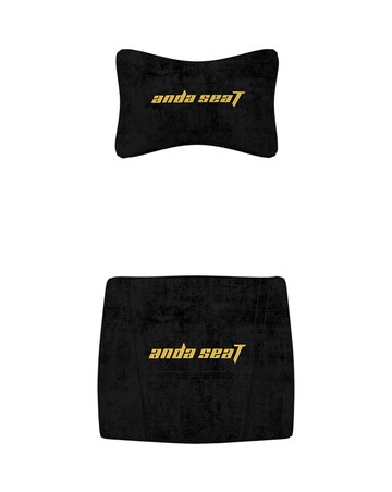 Anda seaT Phantom 3 Premium Large Office Gaming Chair - Black (Golden logo)
