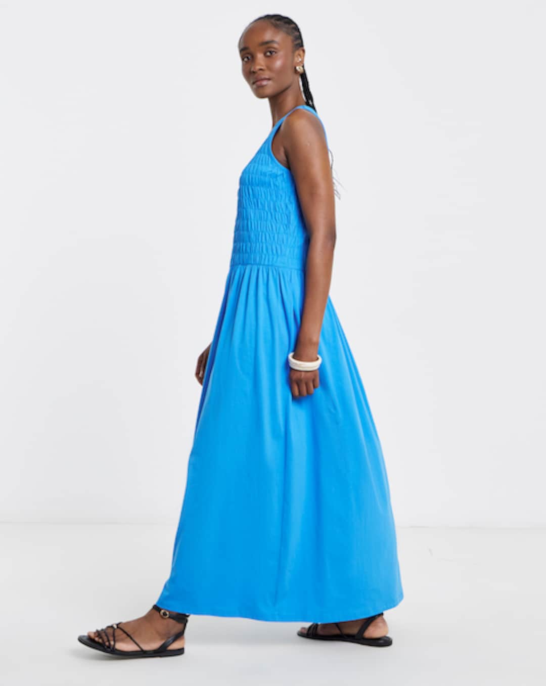 women's flowy maxi dress GARDA MAXI DRESS IN CHERRY | CULT MIA