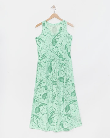 Leaf Print Value Midi Nightie