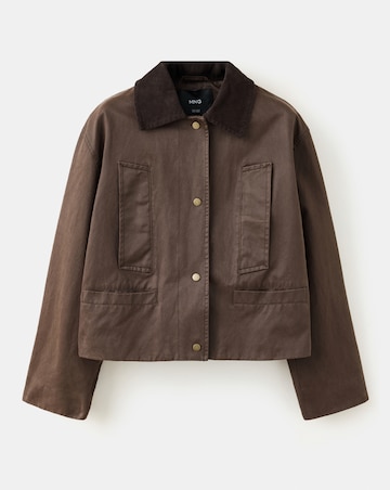 Mango Corduroy Collar Jacket