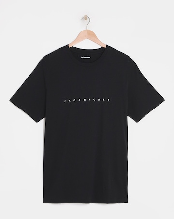 Jack & Jones Star Logo T-Shirt - Black