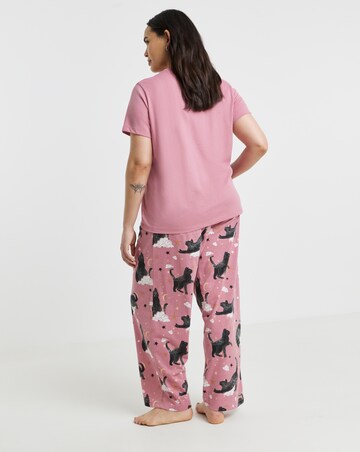 Pretty Secrets Black Cat Pyjama Set