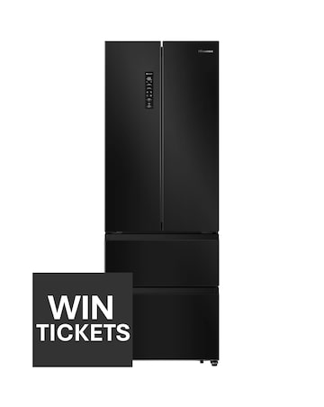 Hisense PureFlat RF632N4AFE2 Total No Frost American Fridge Freezer Black