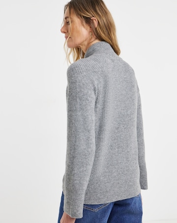 Sponge Zip Through Cardigan