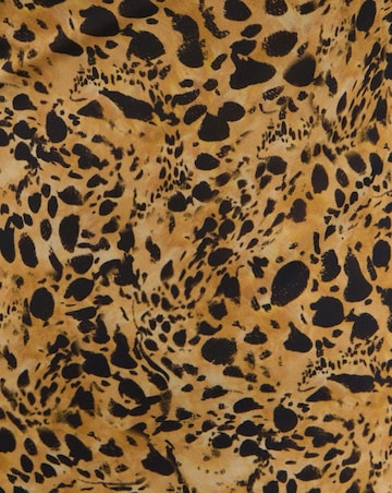 Pretty Lavish Arden High Cowl Scarf Leopard Print Maxi Dress