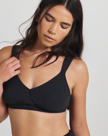 Pretty Secrets Ivy Lace Full Cup Bra (B-G) Black