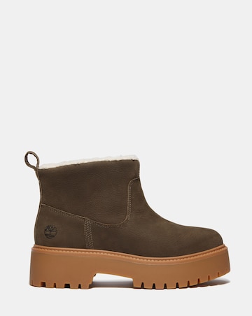 Timberland Brown Stone Street Warm Lined Boots - Standard Fit (D)