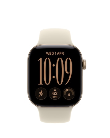 Apple Watch Series 12 GPS 42mm - Light Gold Aluminium/Sand Sport Band - S/M
