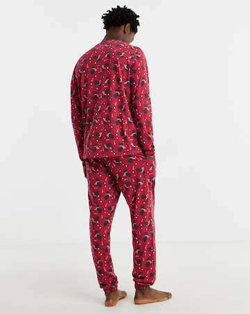 Pretty Secrets Christmas Scottie Dog Family Pyjamas - Mens