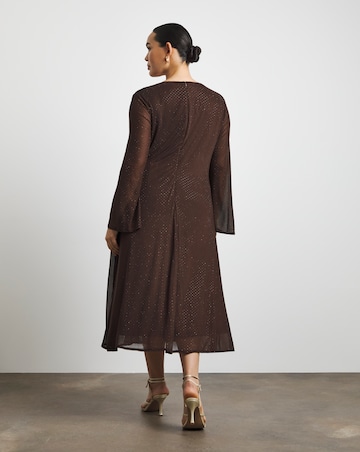 Joanna Hope Stretch Hotfix Midi Dress