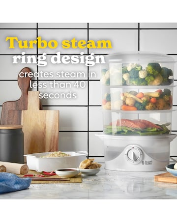Russell Hobbs 21140 9 Litre 3 Tier Steamer
