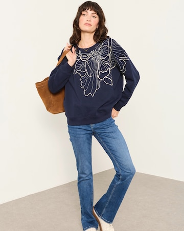 FatFace Emily Embroidered Top