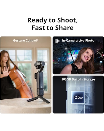 DJI Osmo Pocket 4P Handheld Gimbal Camera (Standard Combo)