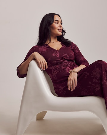 Julipa Petite Twist Front Midi Dress