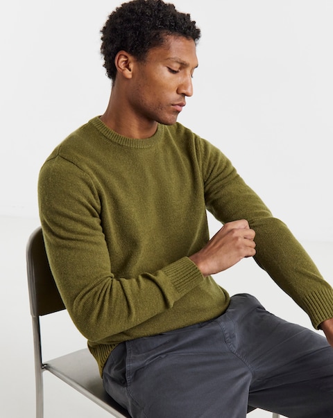 New In - Lambswool Crew Neck Jumper