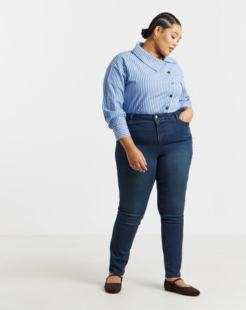 Super Stretch Premium Denim Indigo Slim Jeans
