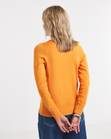Fine Knit V Neck Cardigan