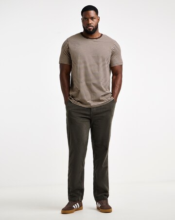 Cord Cotton Stretch Straight Fit Chino