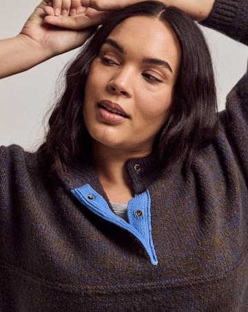 Julipa Contrast Henley Jumper