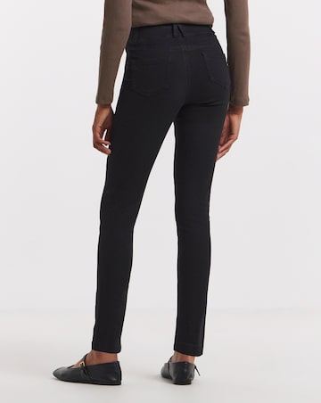 Black Stretch Slim Pull On Jeggings