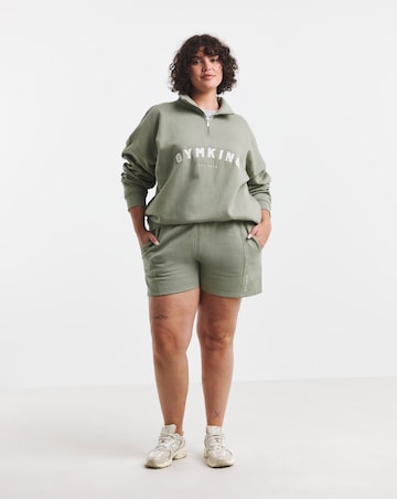 Gym King Shadow 1/4 Zip Funnel Neck