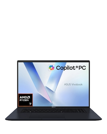 ASUS Vivobook 18 Laptop - 18in AMD Ryzen AI 7 16GB 1TB FHD Copilot+ - Blue