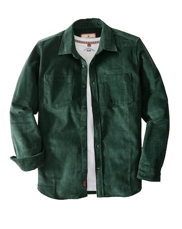 Joe Browns Cool in Cord Overshirt - Olive