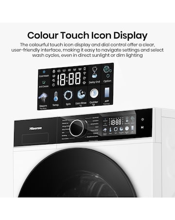 Hisense 3i 11kg 1400rpm KitchenFit Washing Machine White