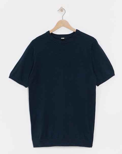 Navy Knitted Shirt