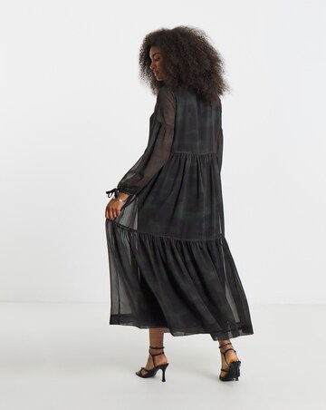 Tiered Georgette Maxi Dress