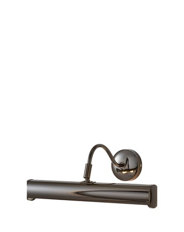 ValueLights Gemini Twin Picture Wall Light Black Chrome