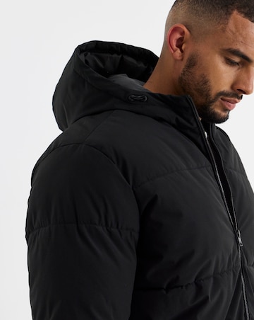 Jack & Jones Galaxy Puffer Jacket - Black