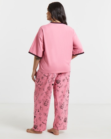 Pretty Secrets Cocktail Glass Pyjama Set