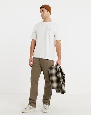 Only & Sons Milo Fixworks Washed Relaxed Fit T-Shirt - Pine Green