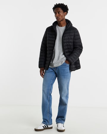 Black Lightweight Padded Jacket