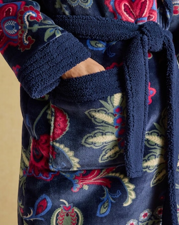 Joules Matilda Floral Luxury Dressing Gown