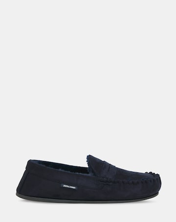 Jack & Jones Mark Moc Toe Slipper - Navy