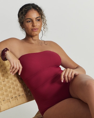 Figleaves Icon V Bar Bandeau Swimsuit
