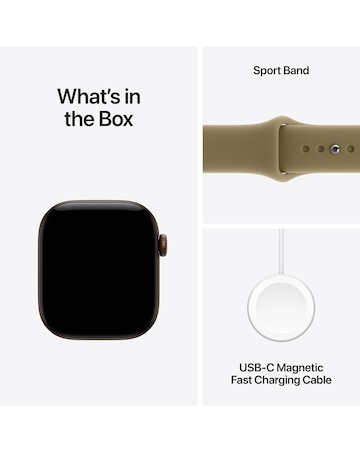 Apple Watch Series 12 GPS + Cellular 42mm - Bronze Aluminium/Olive Sport - M/L