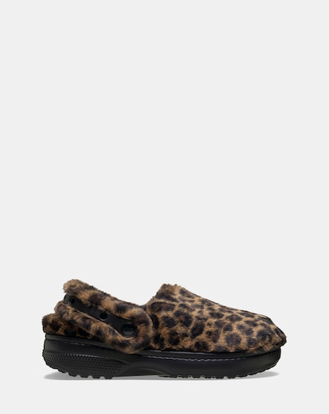 Crocs Sepia/Leopard Classic Unfurgettable Animal Clog - Standard Fit