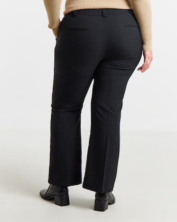 Black Bootcut Workwear Trouser